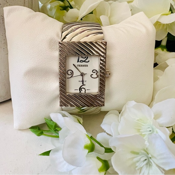 Bijoux Terner Silver Cuff Watch